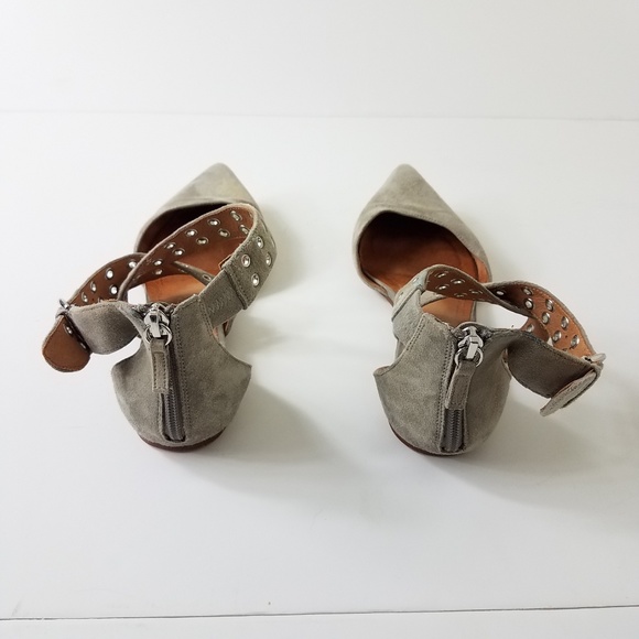 Halogen Strappy Suede Flats - Picture 4 of 8